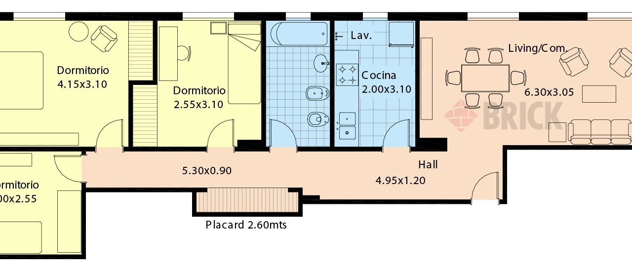 ALVAREZ, DONATO, T. GRAL. al 1400 Piso 1 2