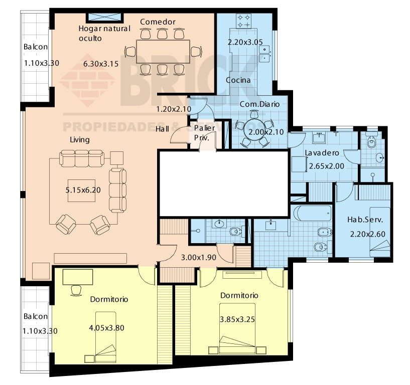 FRENCH al 2200 Piso 6 2