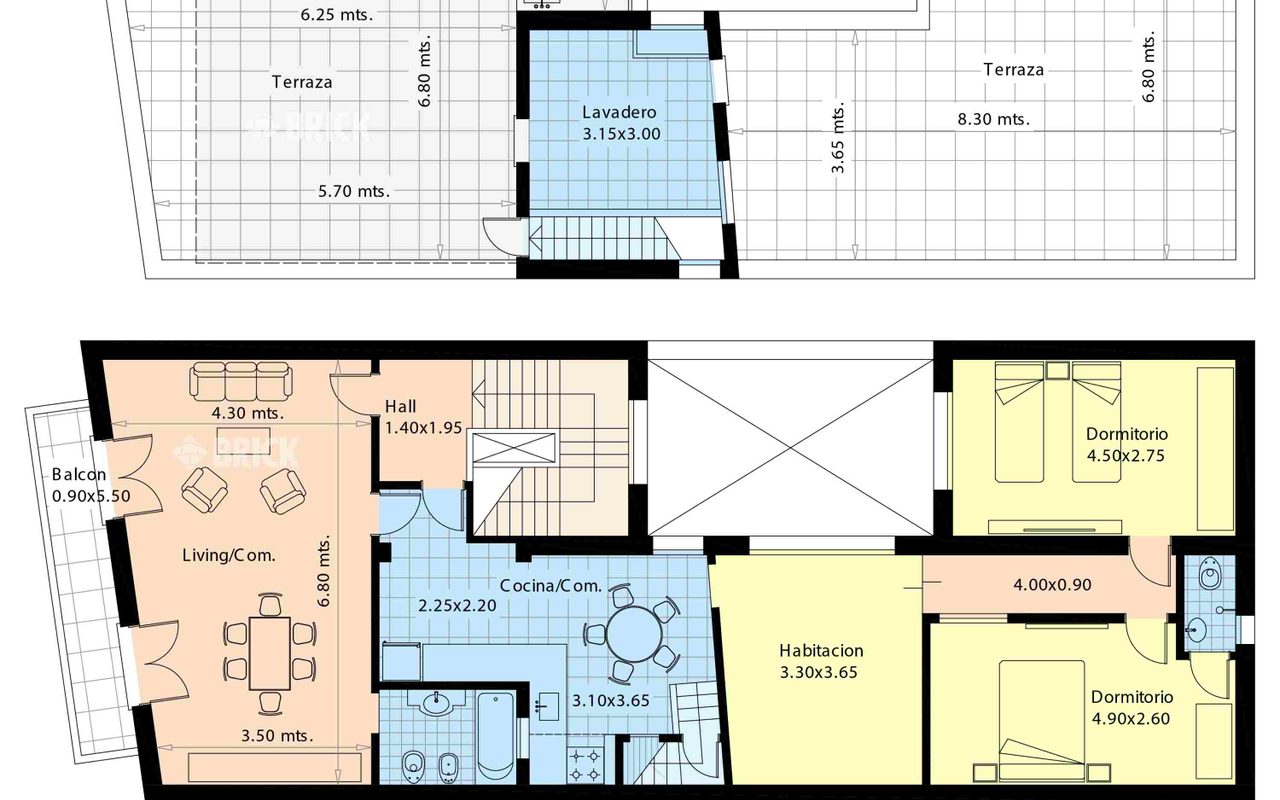 BRASIL, AV. al 1400 Piso 1 2