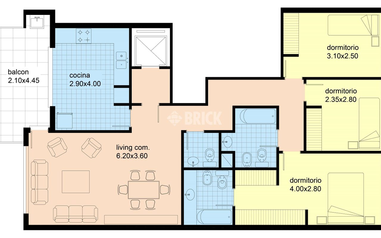 AVELLANEDA, AV. al 1700 Piso 8 2