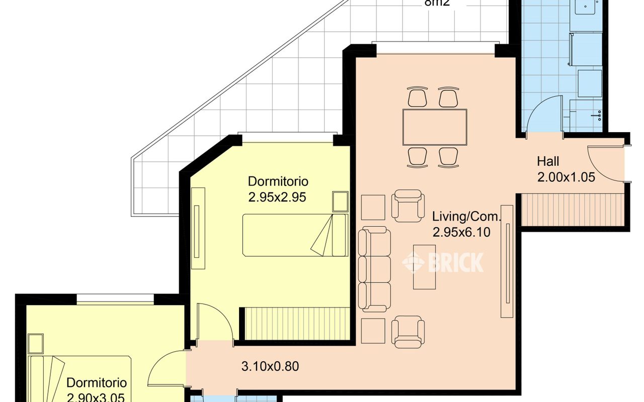 O'HIGGINS al 2100 Piso 20 2