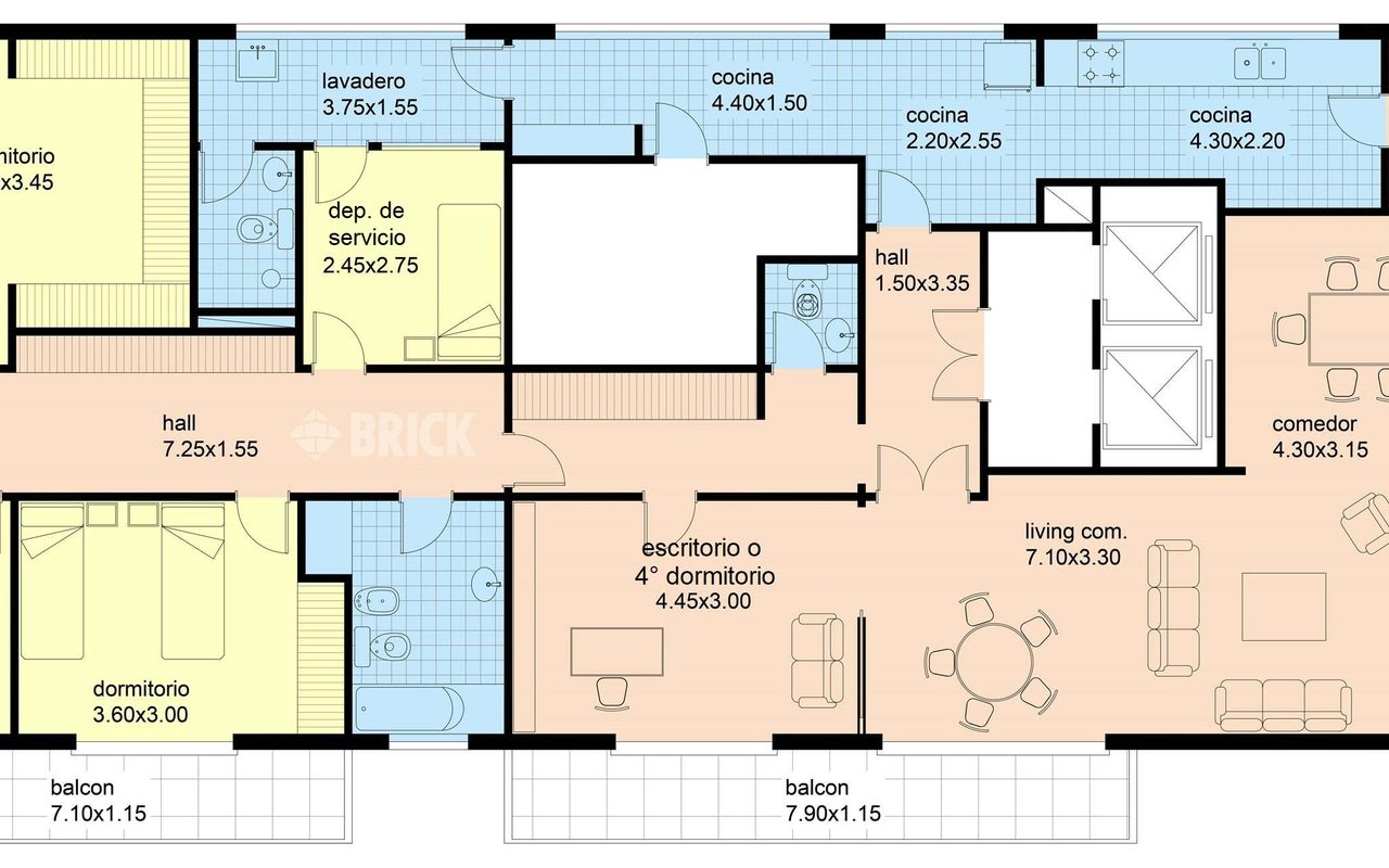 LA PAMPA al 1900 Piso 9 2