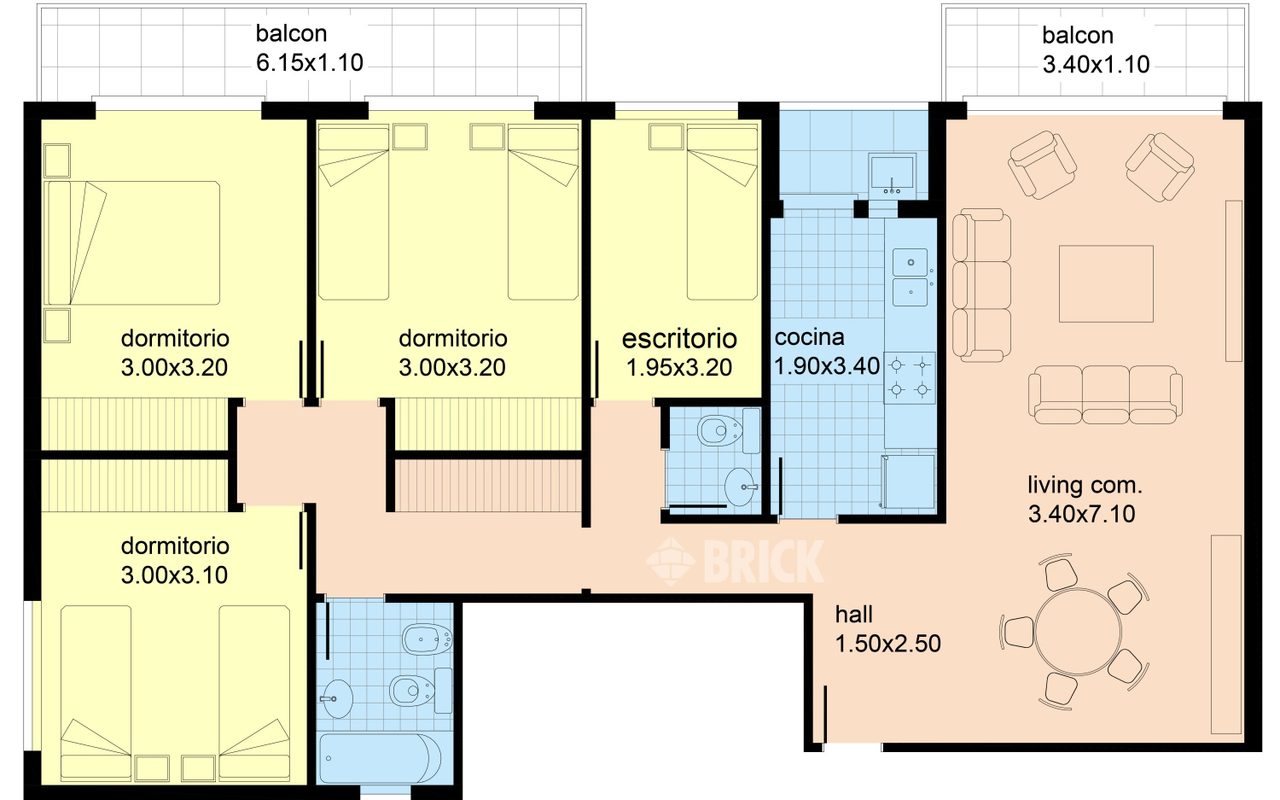 OLAZABAL al 2800 Piso 8 2