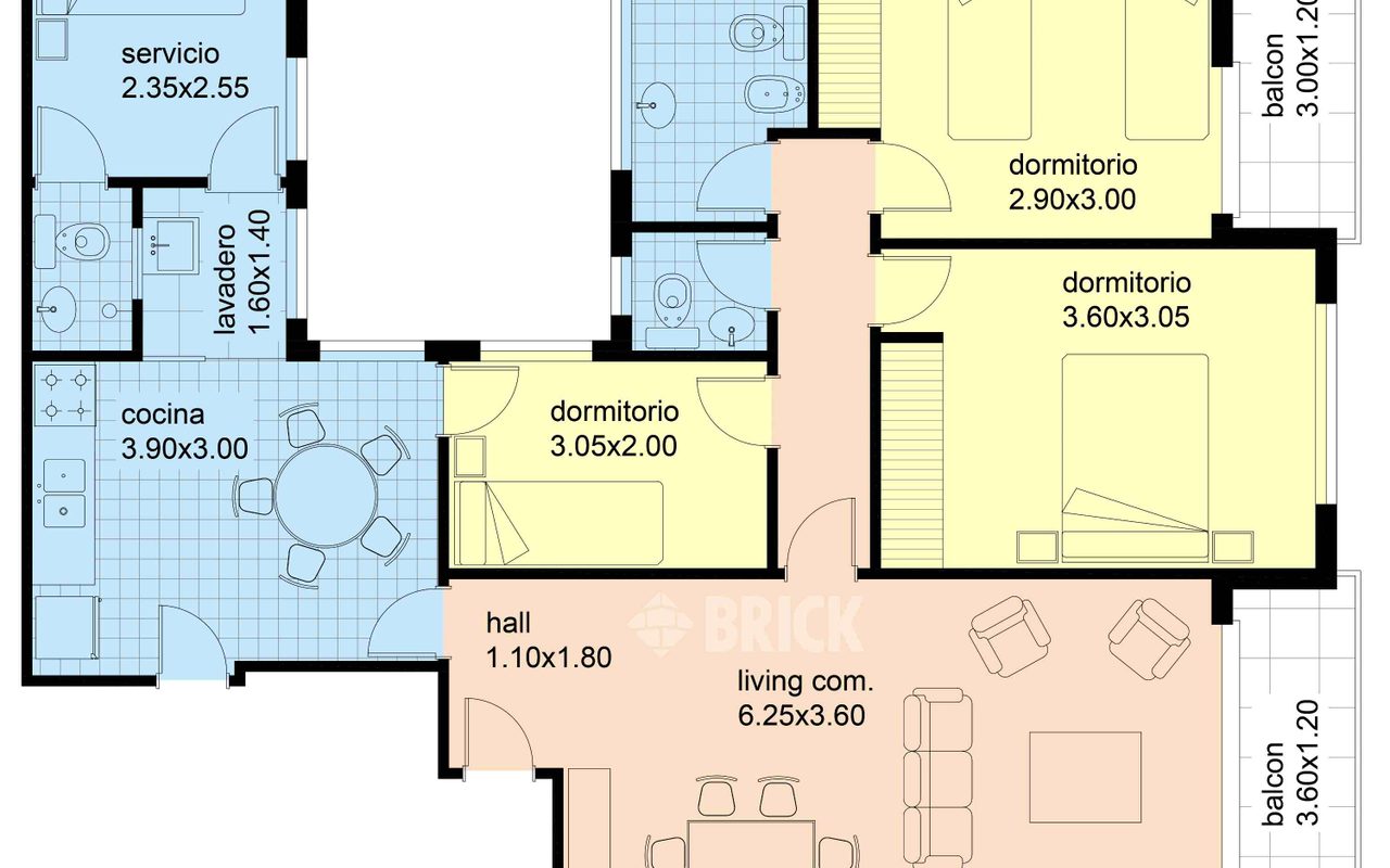 ARENALES al 2200 Piso 1 2