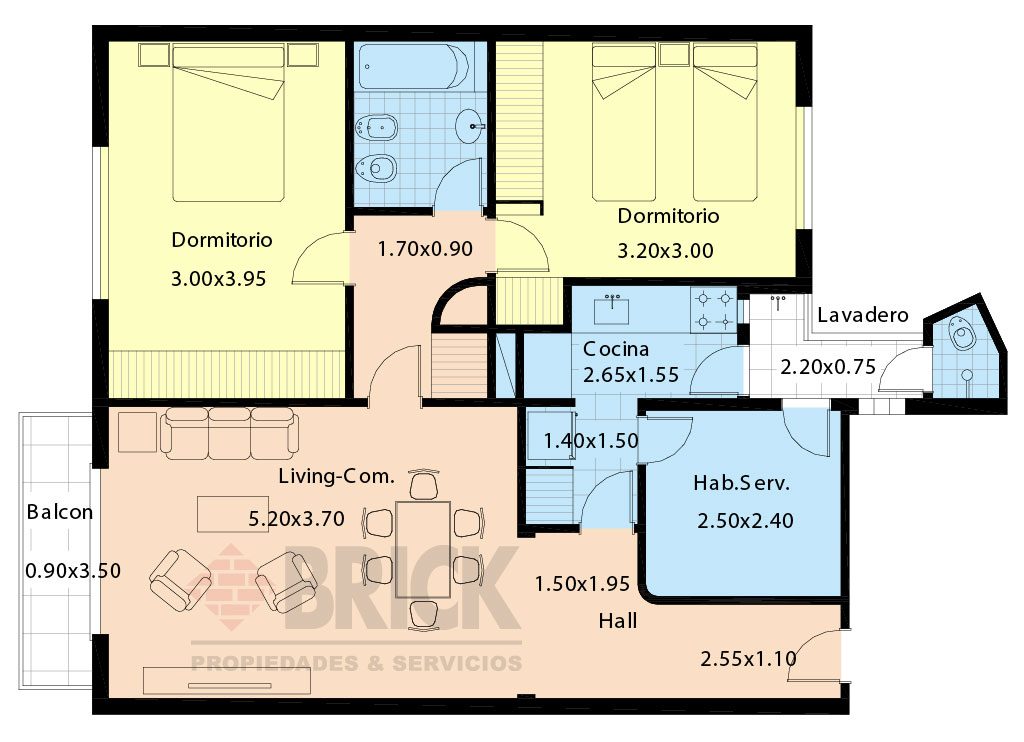 SANCHEZ DE BUSTAMANTE al 1900 Piso 5 2