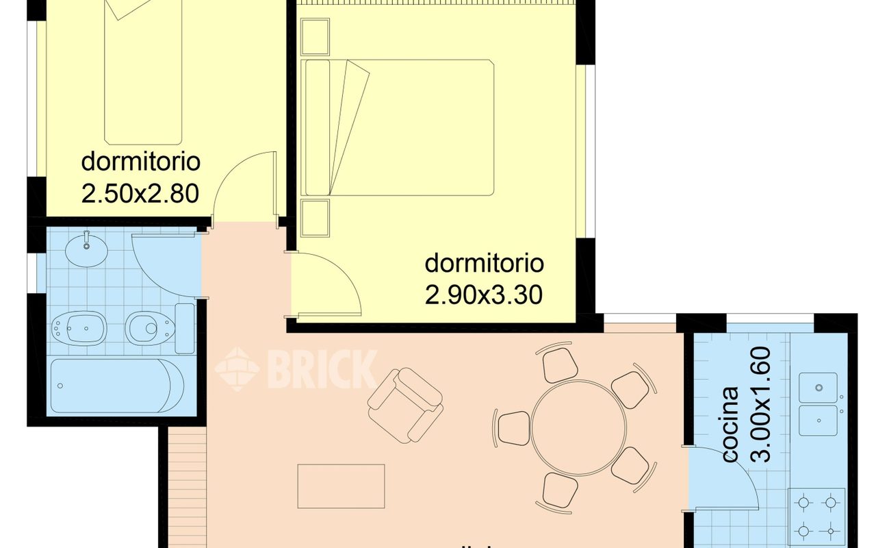 DOBLAS al 200 Piso 1 2