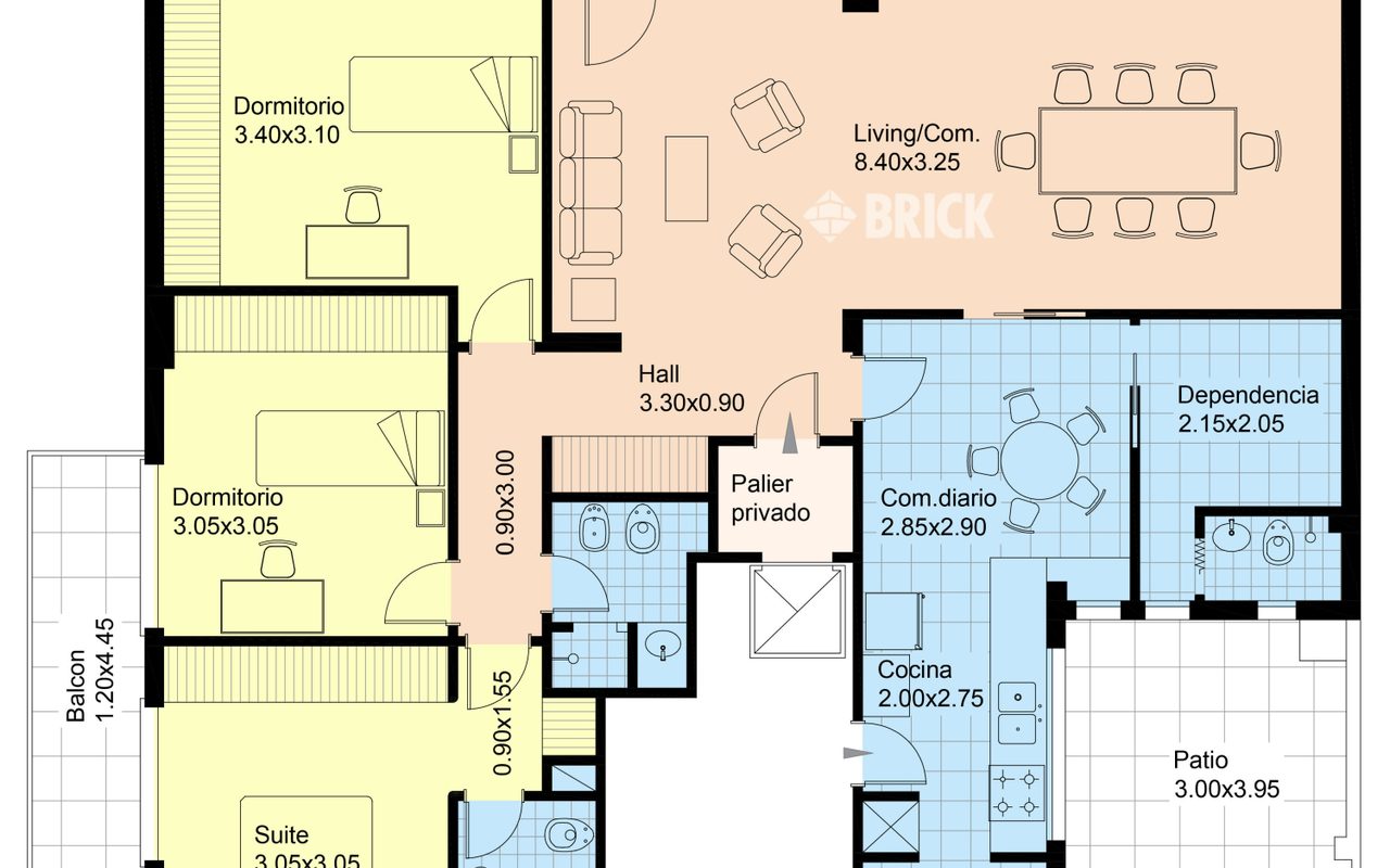 ZABALA al 1500 Piso 1 2