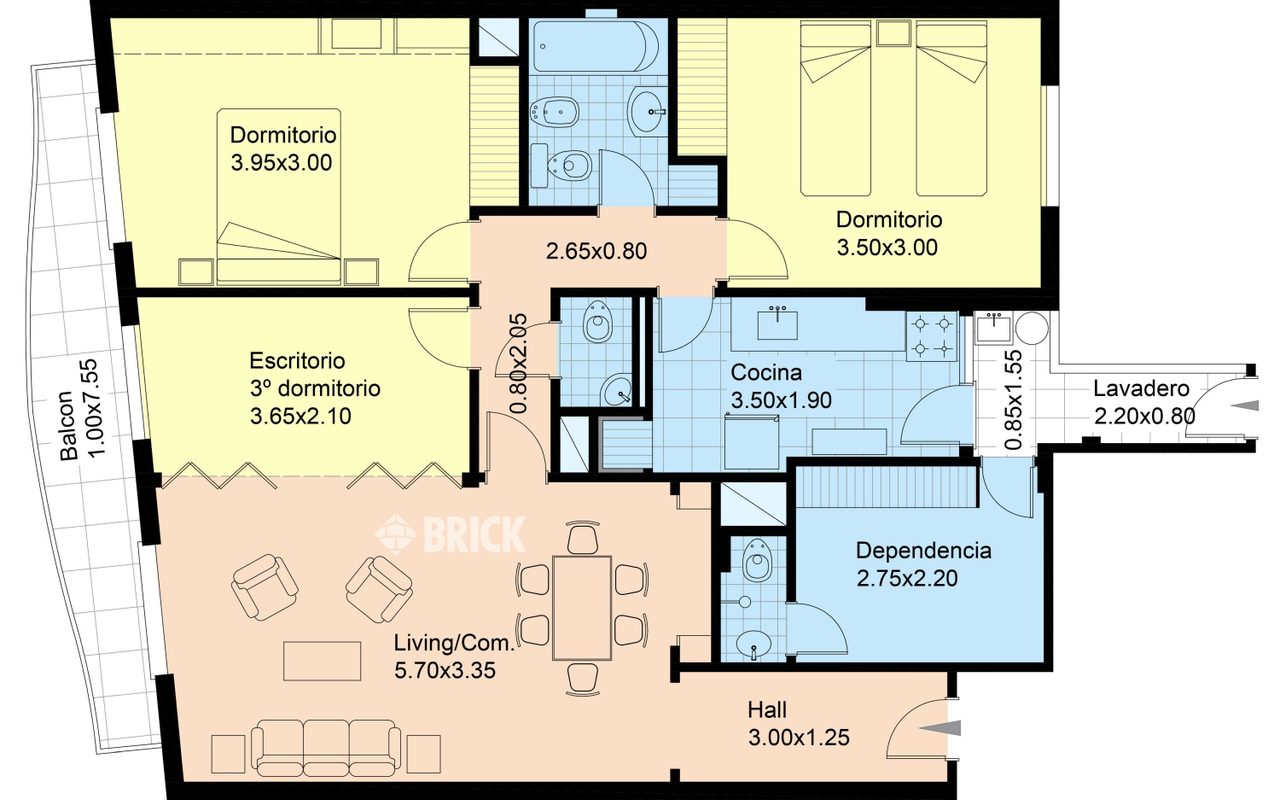 SALGUERO, JERONIMO al 2500 Piso 7 2