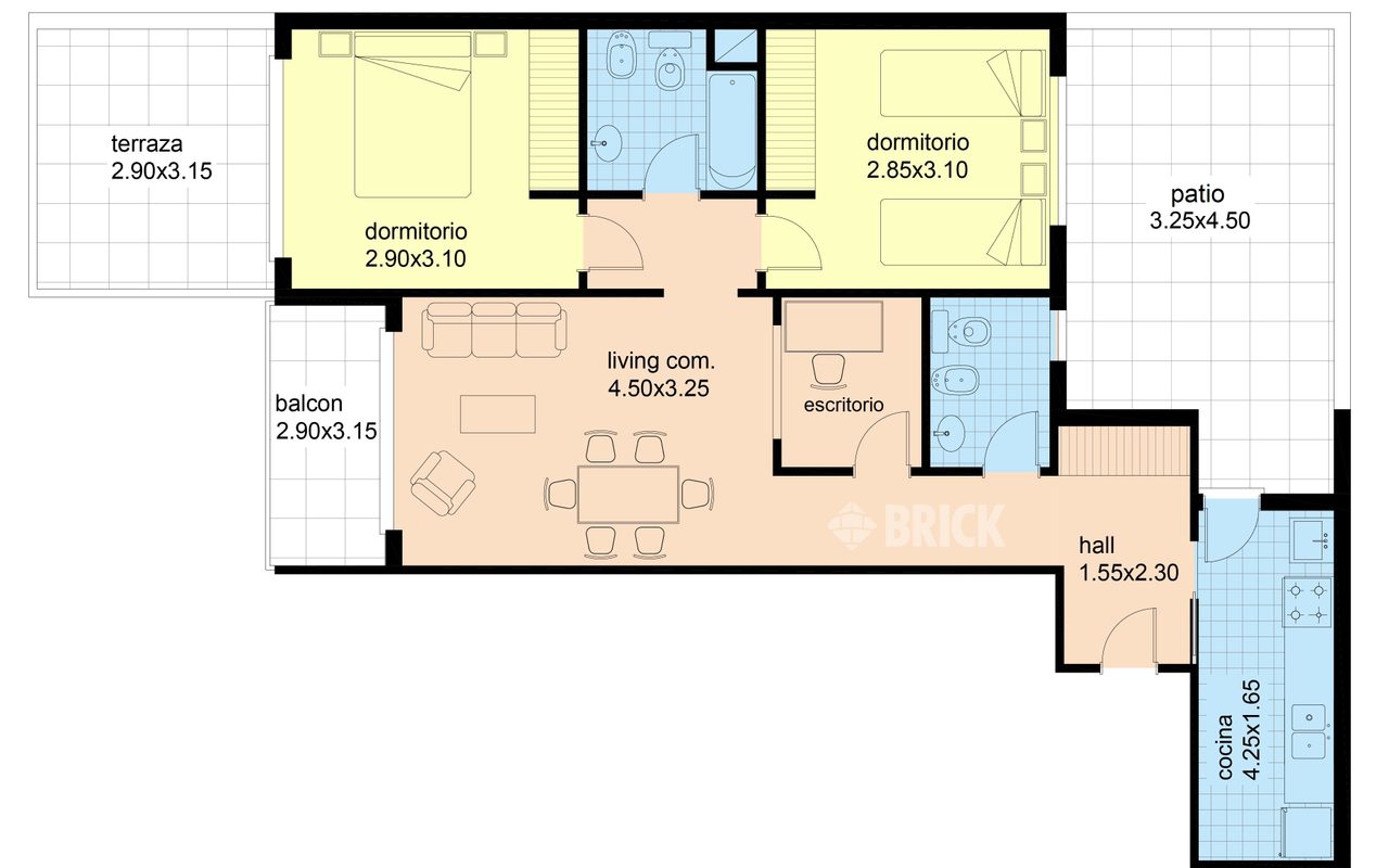 ARANGUREN al 1800 Piso 1 2