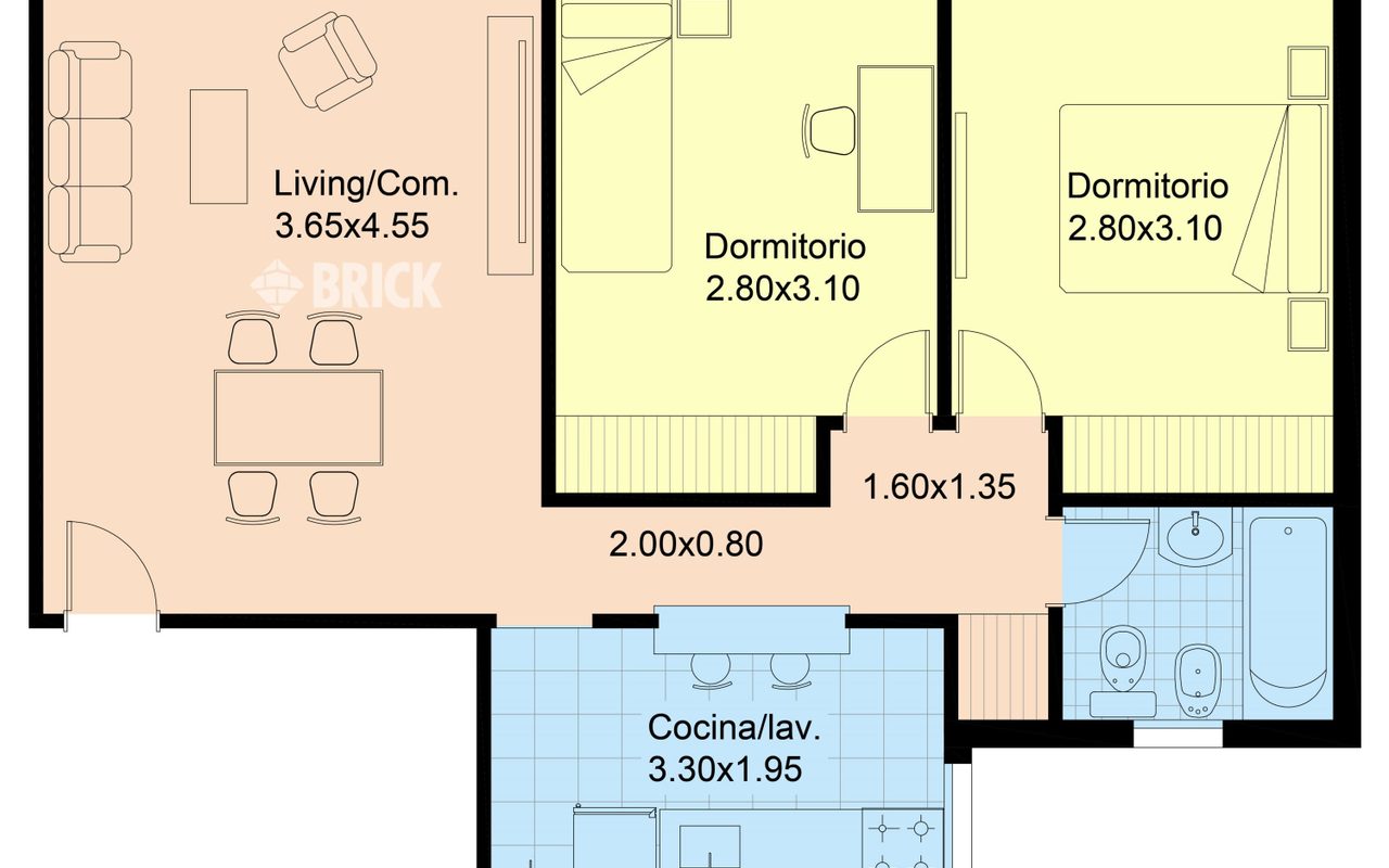 RIVADAVIA, AV. al 2000 Piso 8 2