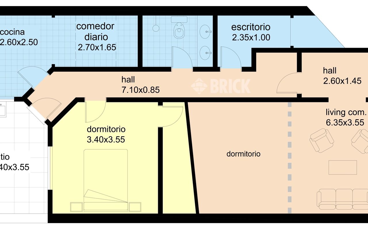 BACACAY al 2500 Piso PB 2