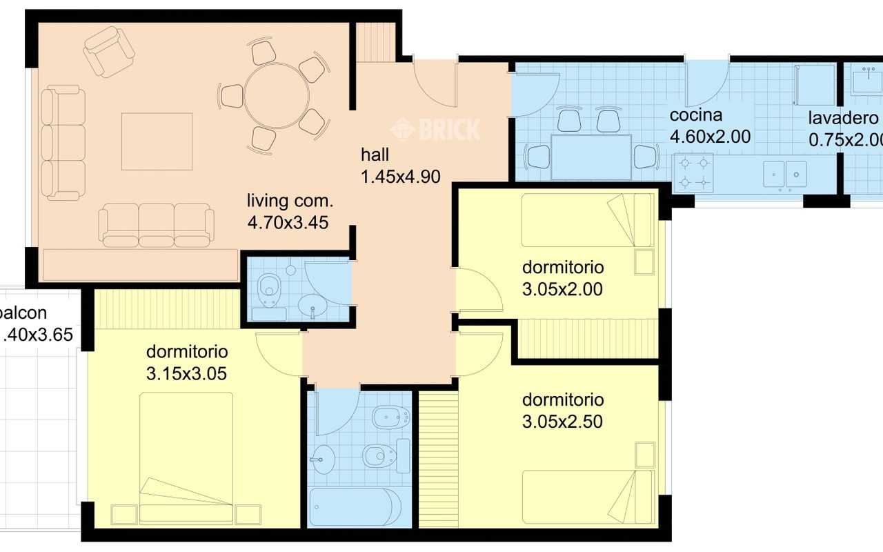 ALVAREZ, DONATO, T. GRAL. al 300 Piso 5 2