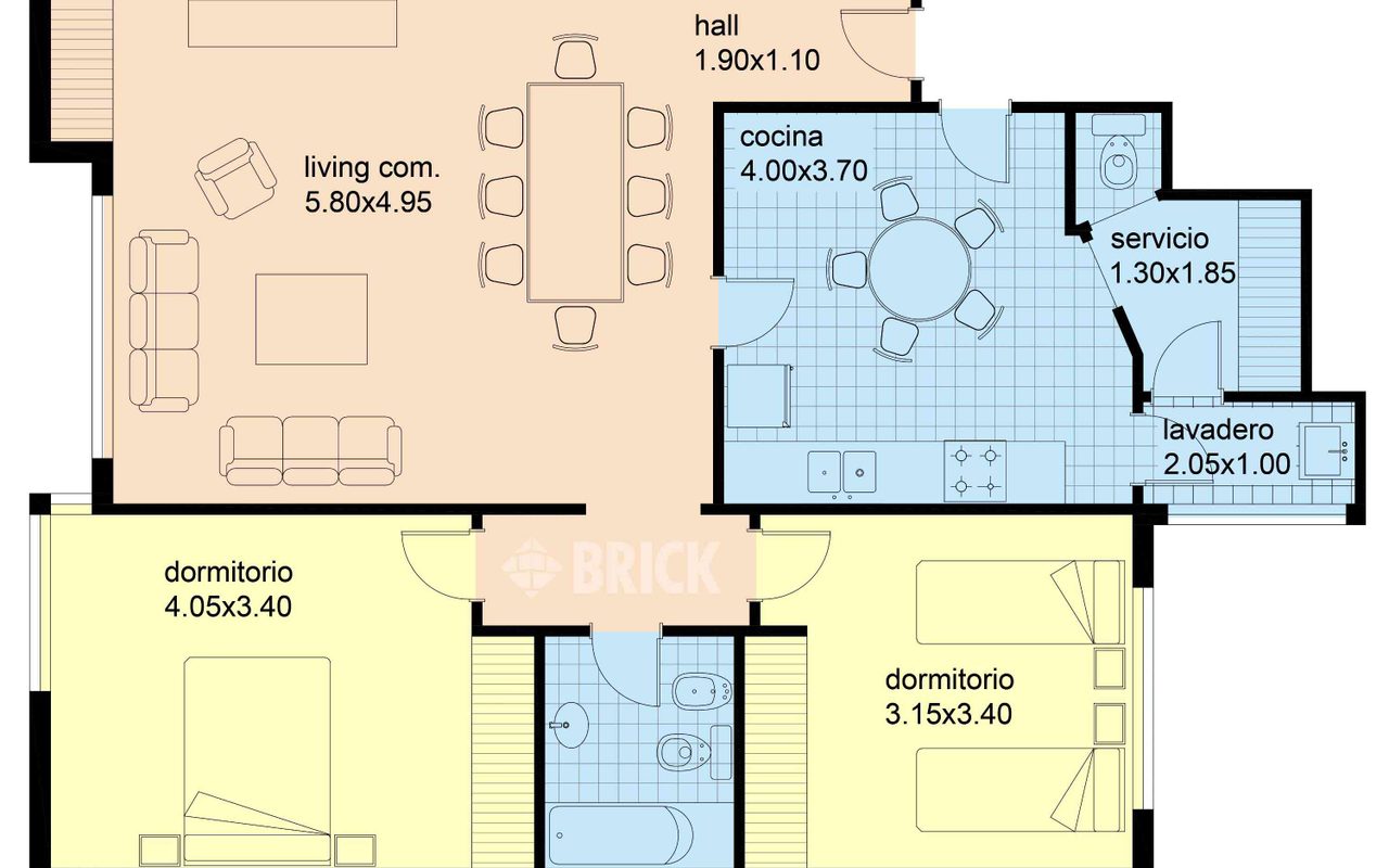 BACACAY al 2500 Piso 1 2