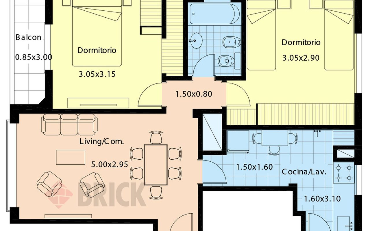 RIVADAVIA, AV. al 2100 Piso 10 2