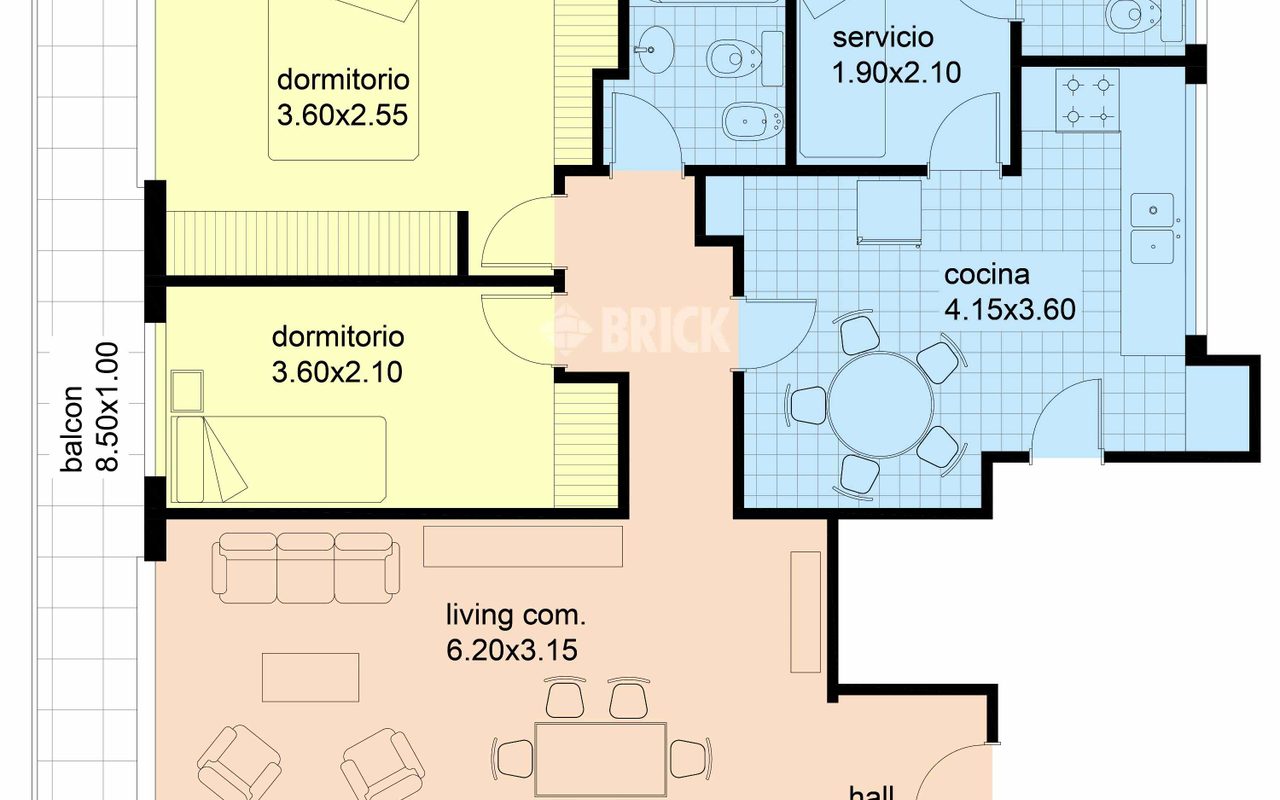 ACOYTE, AV. al 100 Piso 3 2