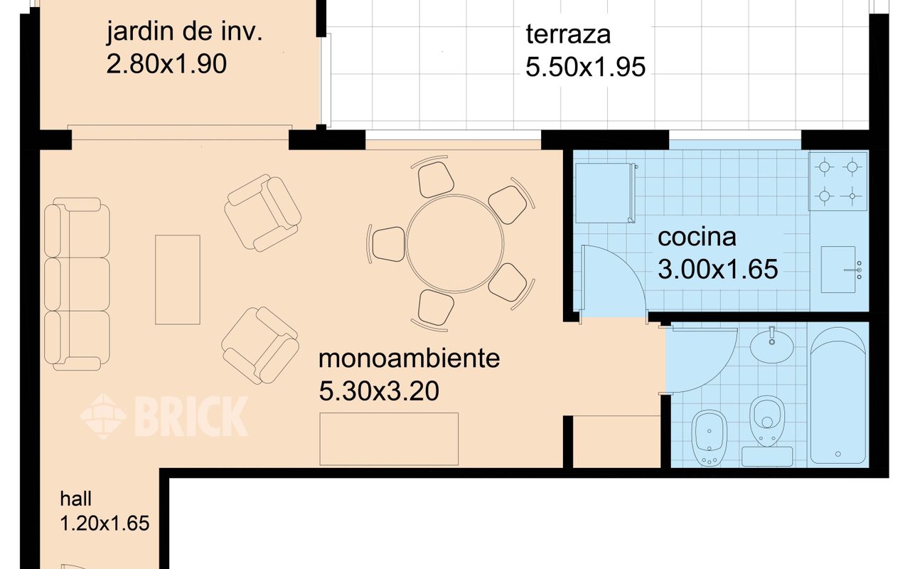 COLOMBRES al 100 Piso 8 2