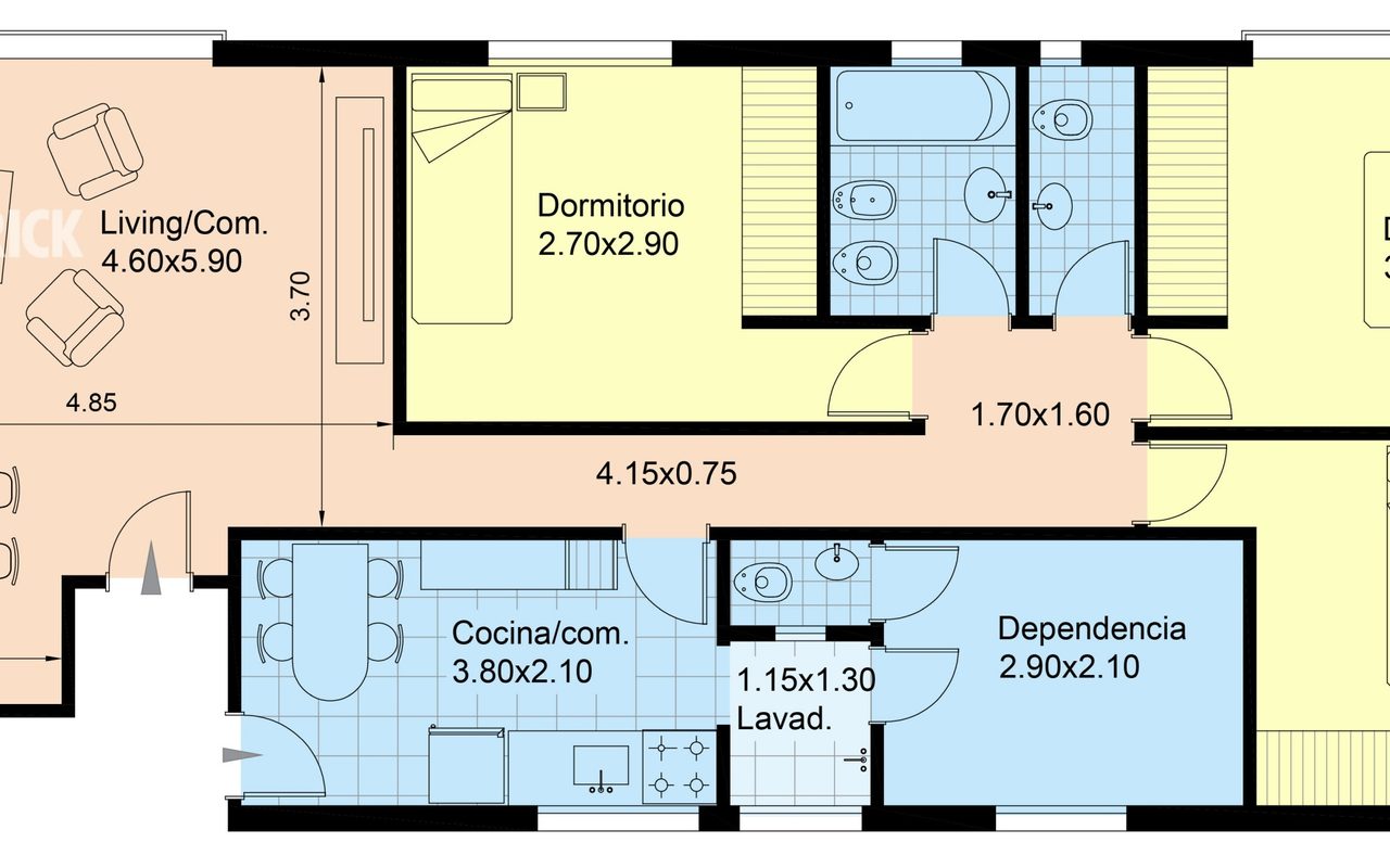 JUJUY, AV. al 100 Piso 8 2
