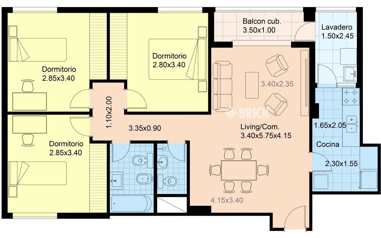DUMONT, SANTOS al 3300 Piso 8 2