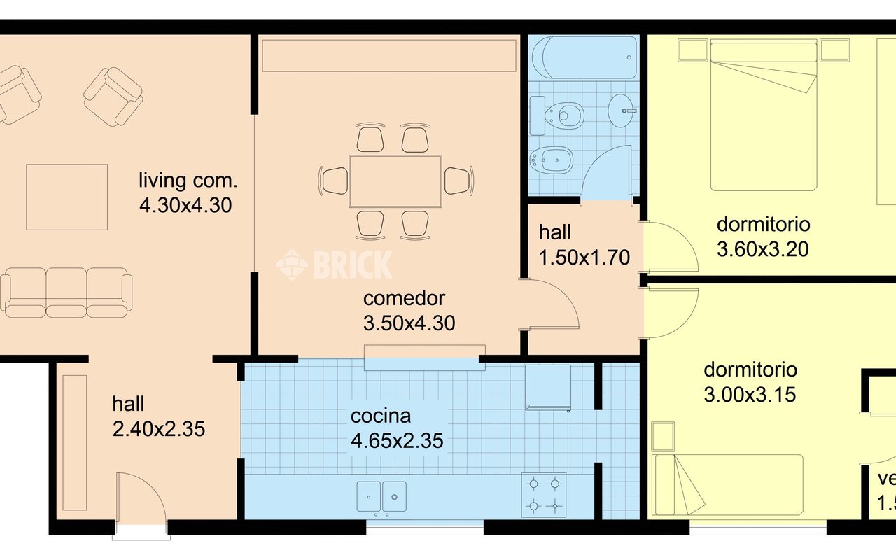 BEAUCHEF al 800 Piso PB 2