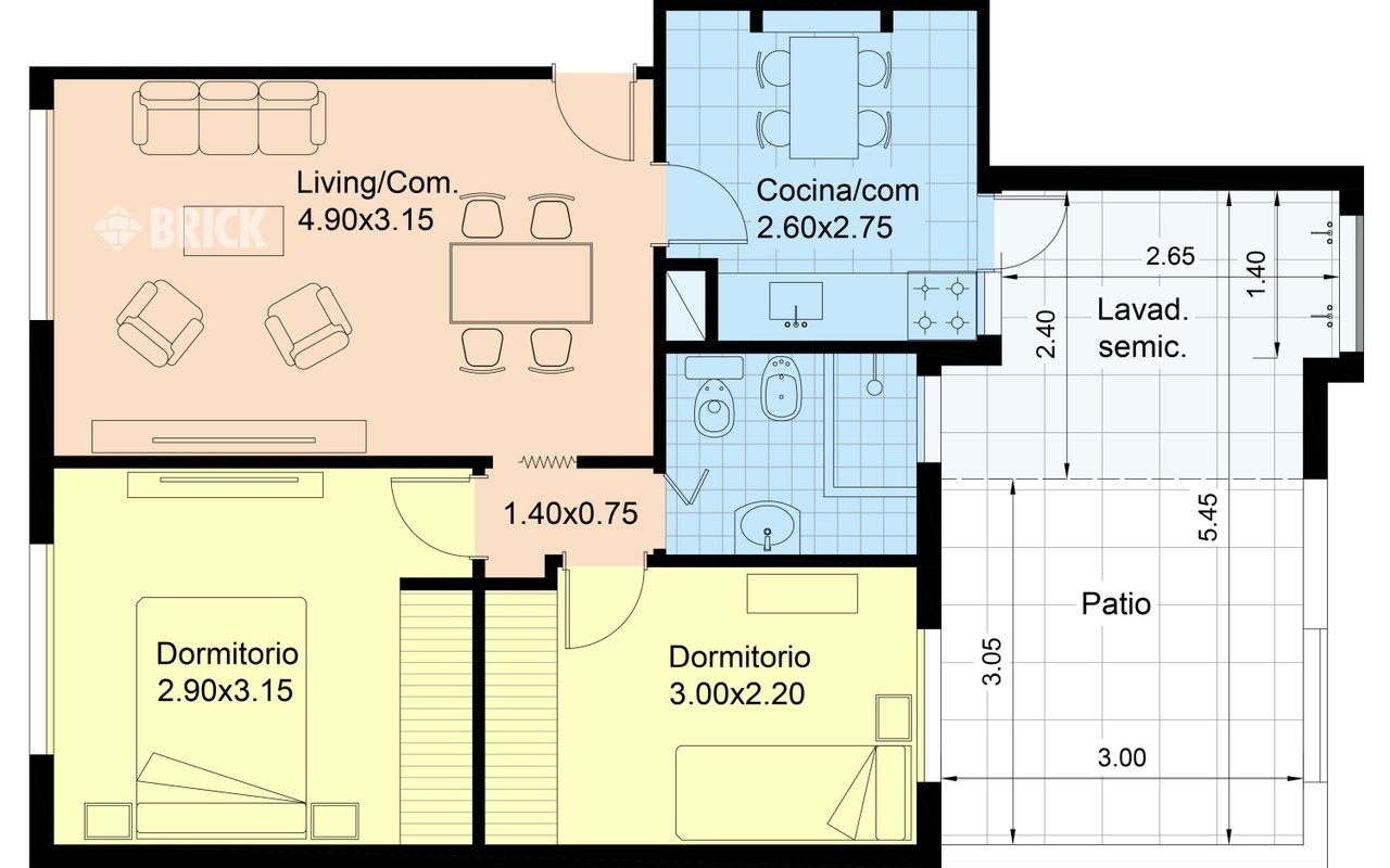 CESPEDES al 3400 Piso PB 2
