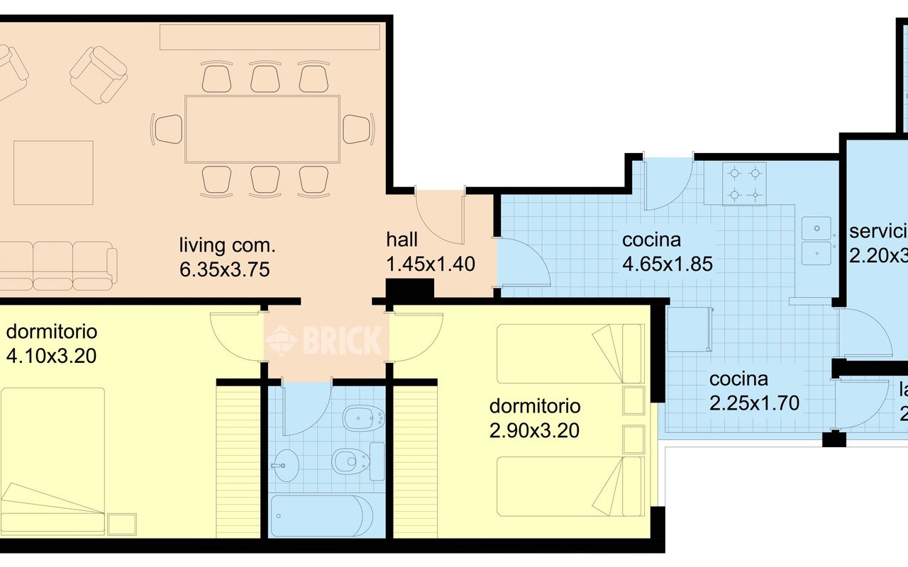 ZABALA al 2400 Piso 1 2