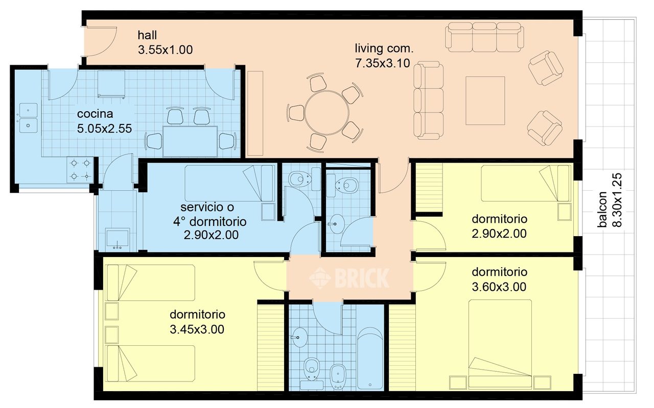 MORENO, JOSE MARIA, AV. al 700 Piso 2 2