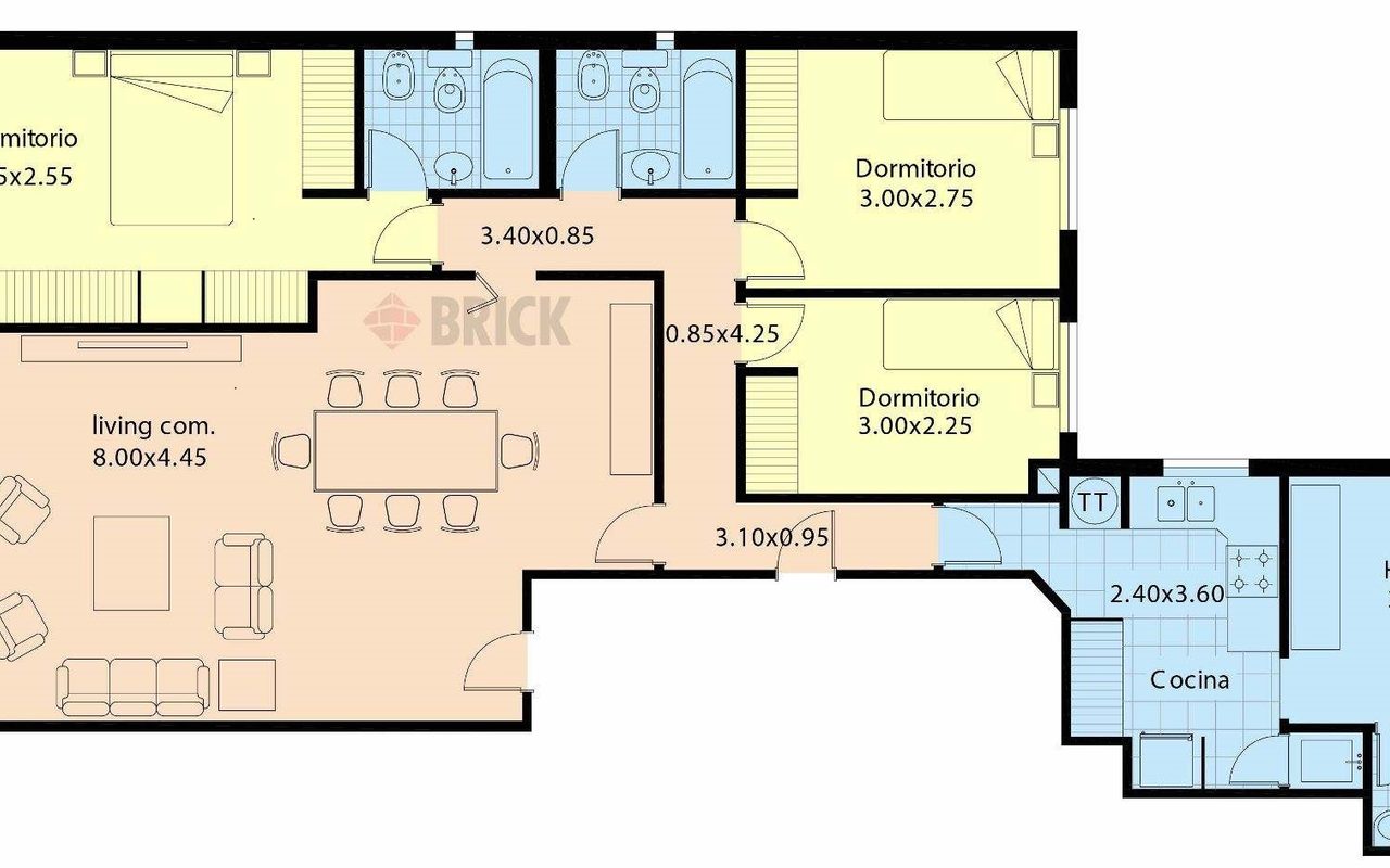 PUEYRREDON, AV. al 1300 Piso 9 2