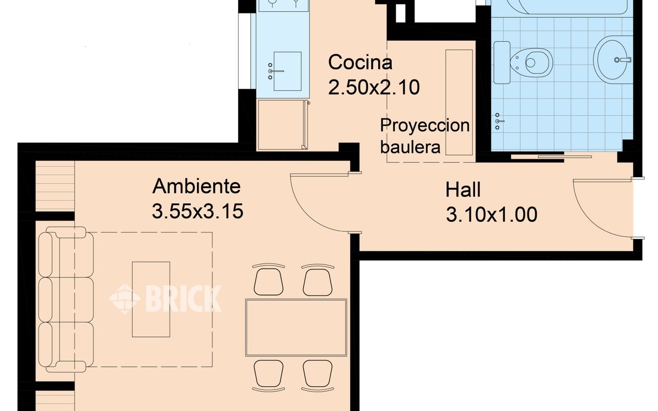 BELGRANO, AV. al 1800 Piso 3 2