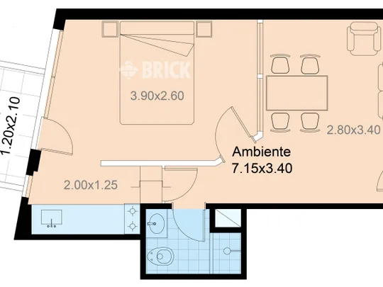 SANTA FE, AV. al 3300 Piso 5