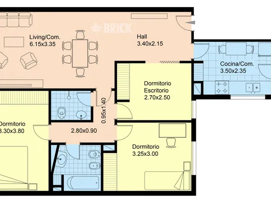MITRE, BARTOLOME al 3400 Piso 3