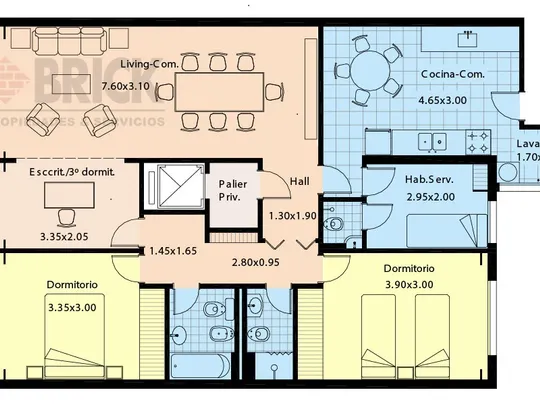 ALVEAR, MARCELO T. DE al 2000 Piso 1