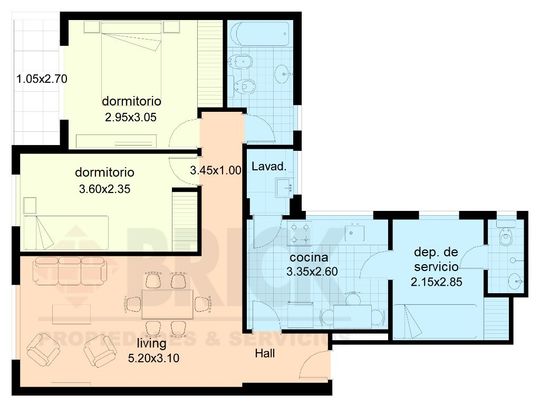 ARENALES al 2500 Piso 9