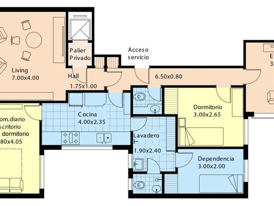 LARREA al 1000 Piso 2