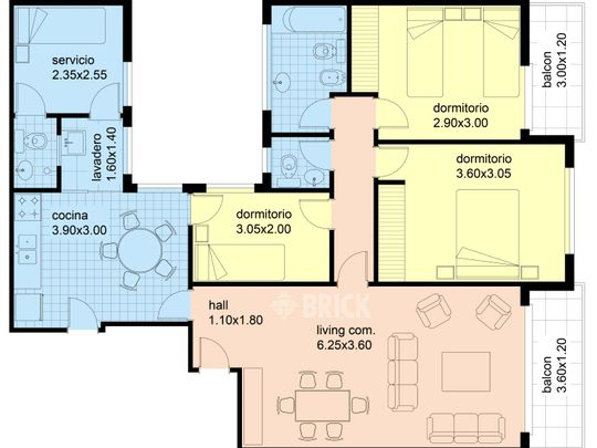 ARENALES al 2200 Piso 1