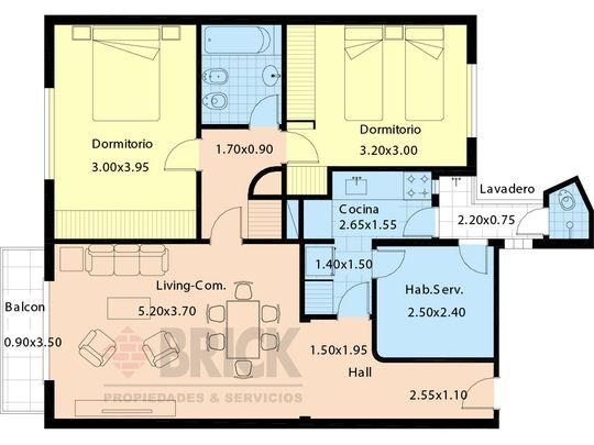 SANCHEZ DE BUSTAMANTE al 1900 Piso 5