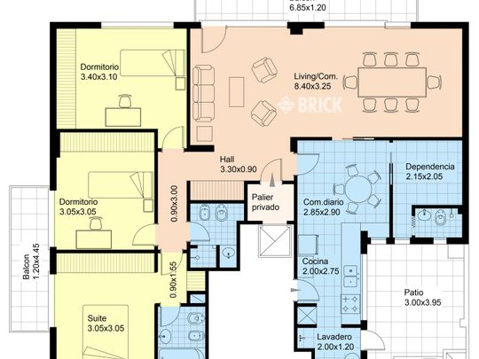 ZABALA al 1500 Piso 1