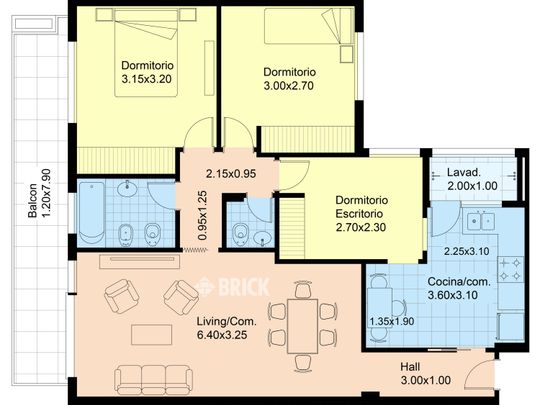 LACROZE, FEDERICO, AV. al 3700 Piso 2