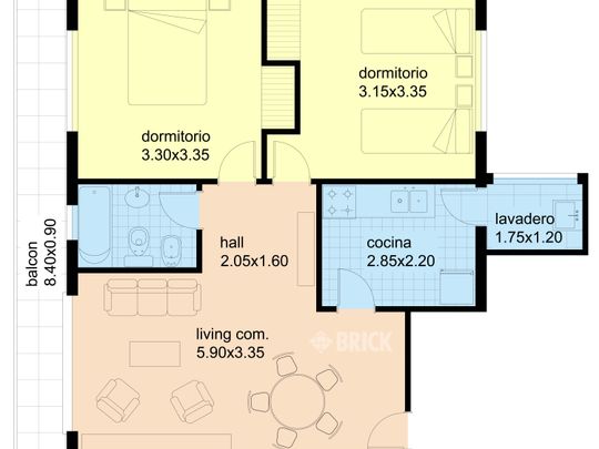 BACACAY al 2500 Piso 5