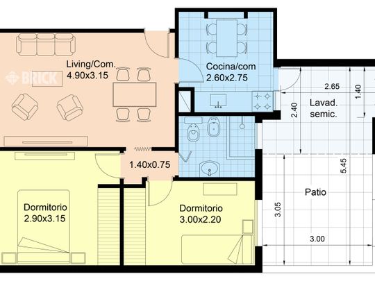 CESPEDES al 3400 Piso PB