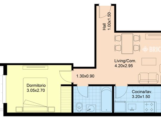 RIVADAVIA, AV. al 3400 Piso 5