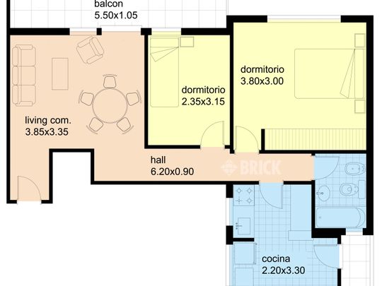 GRANADEROS al 300 Piso 1