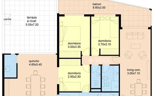 ARENALES al 3800 Piso 1 2