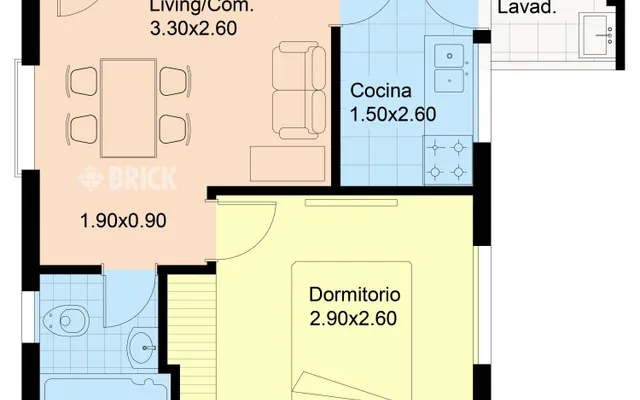 MENDOZA al 2600 Piso 1 2