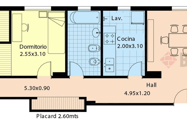 ALVAREZ, DONATO, T. GRAL. al 1400 Piso 1 2