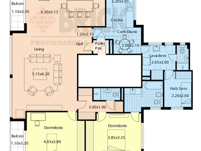 FRENCH al 2200 Piso 6 2