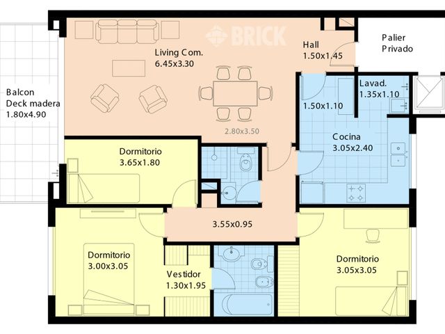 OLAZABAL al 3000 Piso 1 2