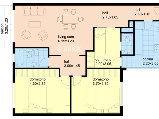 GUEMES al 3800 Piso 2 2