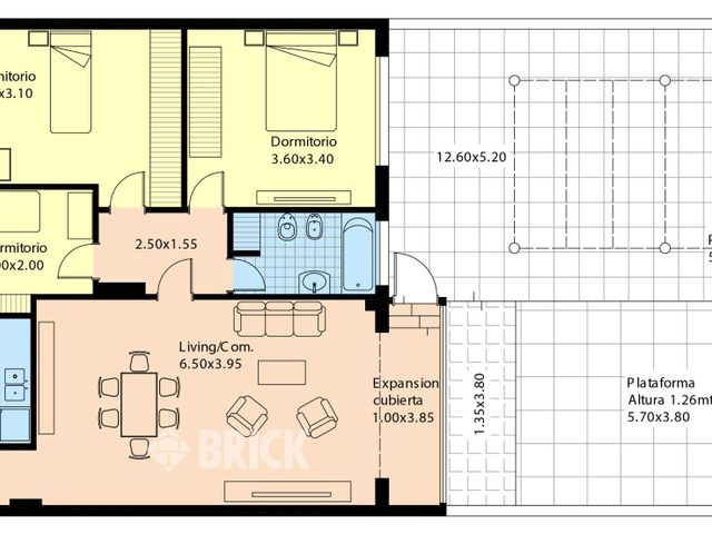 RIVADAVIA, AV. al 2200 Piso 1 2