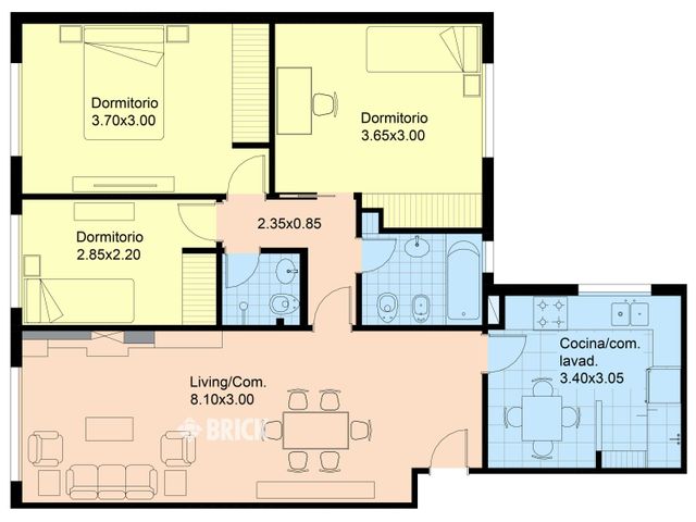 GRANADEROS al 400 Piso 5 2