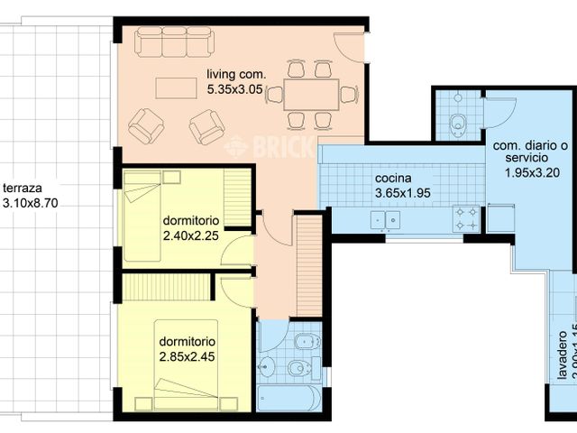 YRIGOYEN, HIPOLITO, AV. al 3600 Piso 9 2